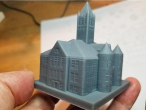 johnson county iowa courthouse 3d printing building openscad 3d print model - Mito3D