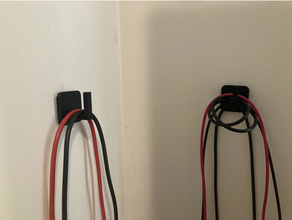 simple light-duty wall hook hook wall hook 3d print model - Mito3D
