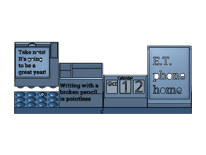 sistemabile modulare desktop organizzatore studentchallenge 3d print model - Mito3D