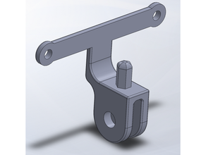 intel realsense d435 gopro mounting bracket mount 3d print model - Mito3D