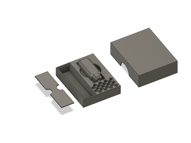 caja destornillador 3D print model - Mito3D