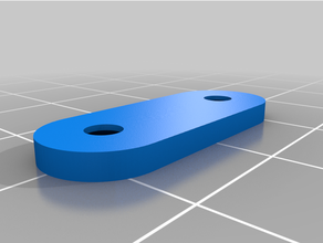 basit Led şerit binmek Kulp destek 3d print model - Mito3D