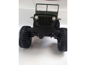 3d printed willys rc 4x4 - upgrades 3d print model - Mito3D