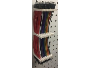 20 cm dupont wires pegboard mount arduino breadboard electronics 3d print model - Mito3D