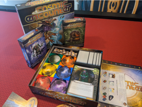 cosmic encounter dominion & incursion expansions board game box insert organizer boardgame inserts expansion 3d print model - Mito3D