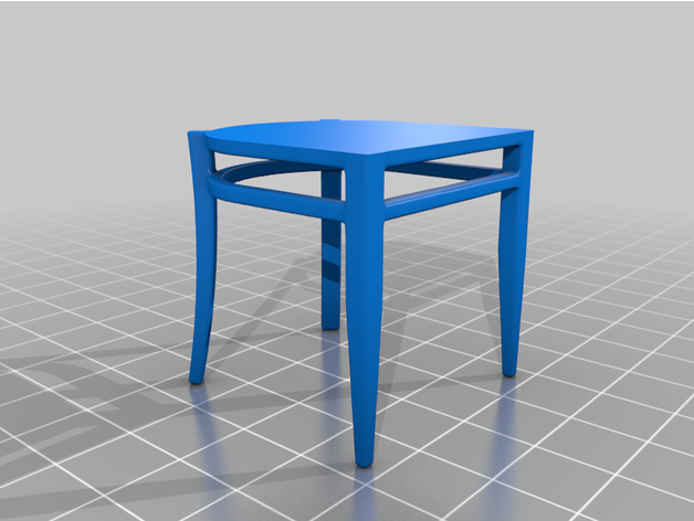 sandalye minyatür Ayarlamak model destek 3D print model - Mito3D