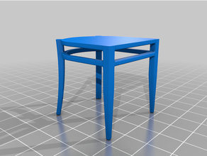 chair miniature set model prop 3d print model - Mito3D