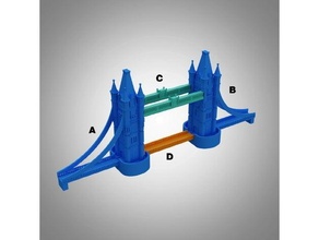 tower bridge history model architecture 3d print model - Mito3D