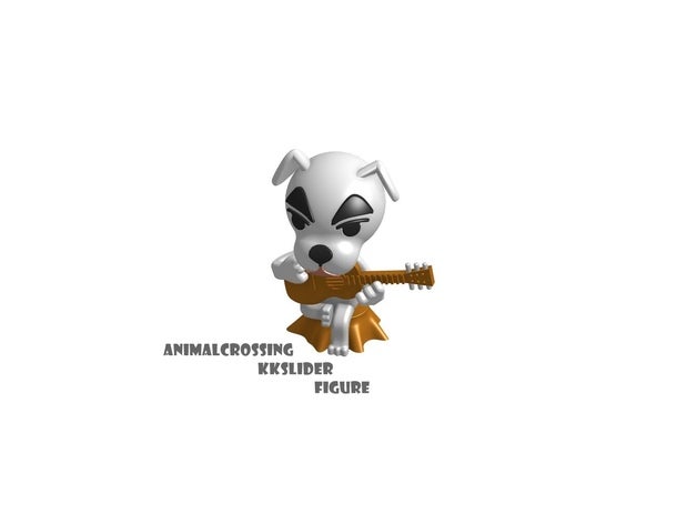 animalcrossing kk slider figure kkslider 3D print model - Mito3D
