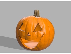 realistico jack lantern Halloween decorazione 3d print model - Mito3D