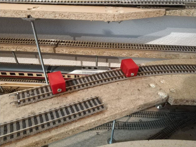 h0 flexionar pista pararrayos escala trenes 3D print model - Mito3D