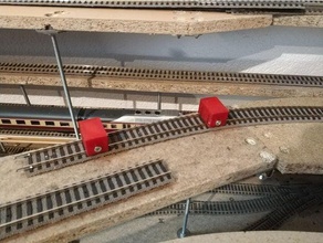 h0 flex track arrester scale trains 3d print model - Mito3D