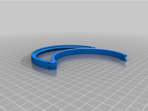 shape bag clip moon twin 3D print model - Mito3D