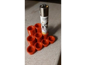 clipper lighter stand 3d print model - Mito3D