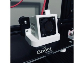 Satsana Leitung Ender 3 v2 Realität Ventilator 3d print model - Mito3D