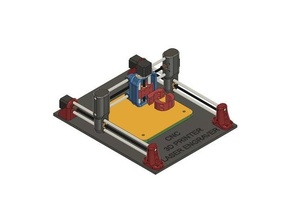 cnc machine 3d imprimante pièces graveur mécanique unique 3d print model - Mito3D