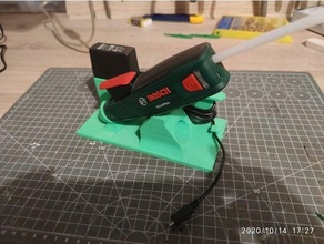 base caldo colla pistola 3d print model - Mito3D