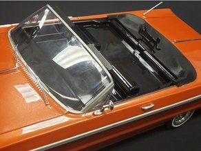 sesenta faux soltar cubierta carcasa funda convertible crucero personalizado impala rc coche vehiculo gato rojo 3d print model - Mito3D