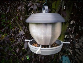 uccello alimentazione stazione uccelli alimentatore cibo mangiatoia per giardino Garten vogel 3d print model - Mito3D