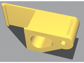 anycubic i3 mega pro spool holder remixed filamenthalter filament 3d print model - Mito3D