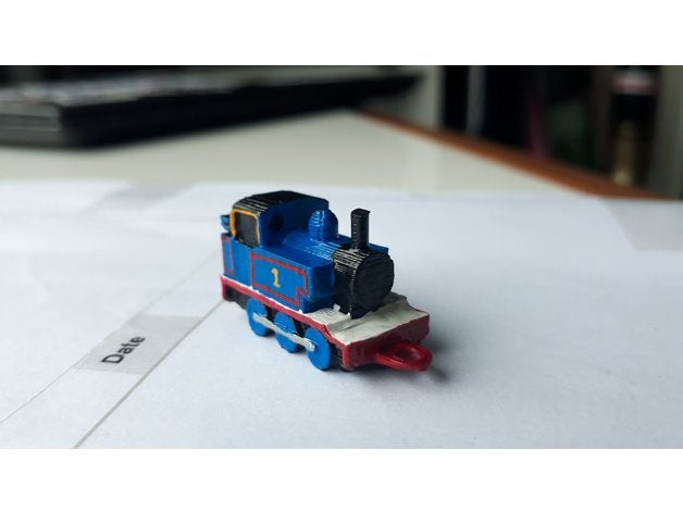 actualisé accordé mini Thomas miniature modèle copains train 3D print model - Mito3D