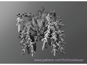 leng aranha dnd masmorras dragões tampo mesa 3d print model - Mito3D