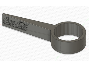 coke bottle opener assistive tool 3d print model - Mito3D
