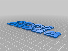 Catan tamamlayınız Ayarlamak benzersiz kaynak fayans non magnetic yerleşimciler 3d print model - Mito3D