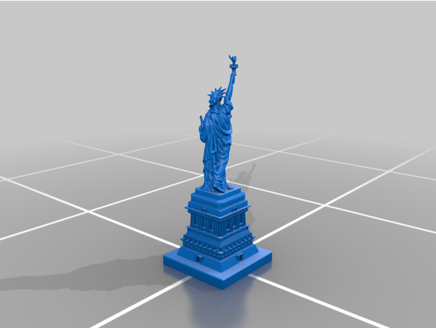 estatua libertad 3D print model - Mito3D