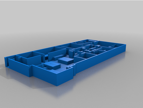 office floorplan 3d print model - Mito3D