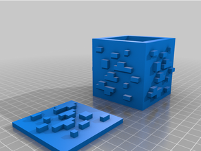 Minecraft minério quadra diamante vídeo jogos videogame videogames 3d print model - Mito3D