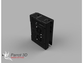 skr 14 turbo enclosure 3030 frame parrot 3d extrusion printer parrot3d skr14 3d print model - Mito3D