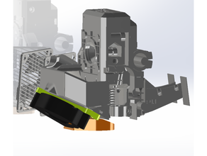 rhd cs nozzle fan cooling prusa mk3s pitstop extruder blower designs mihai mk25 mk25s mk3 i3 shroud 3d print model - Mito3D