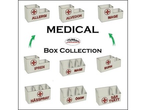 medical box collection storage 3d print model - Mito3D