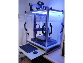 transparent printercase artillery sidewinder x1 printerhousing 3d print model - Mito3D