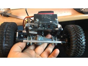 tamiya cogneur Hilux 12mm hexadécimal centre adaptateur axial robot d'exploration radio contrôle rc4wd écailleur scx10 3d print model - Mito3D