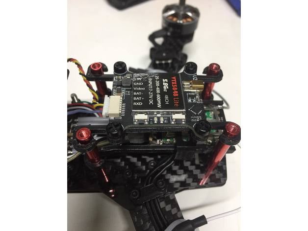 qav250 - vtx 305 mm mount drone racing zmr250 3D print model - Mito3D