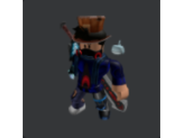 Roblox personnage gamer302x requins 3D print model - Mito3D