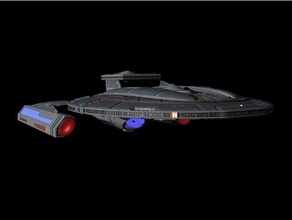 luna class starship 3d print model - Mito3D