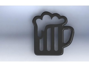 birra rubinetto Tirare maniglia 3d print model - Mito3D