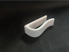magnético escritorio colgando auricular soporte percha gancho organización 3d print model - Mito3D