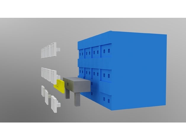 police gare bâtiment modèle 3D print model - Mito3D