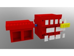 station building model 3d print model - Mito3D