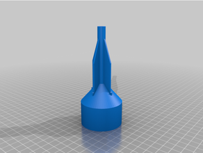 flujo soda jarabe trichter embudo corriente 3d print model - Mito3D