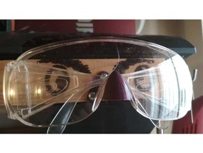 Narizota porta gafas trabajo gros nez travail lunettes titulaire soutien 3d print model - Mito3D