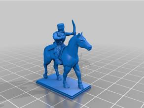 late antiquity - sassanid light cavalry 20mm 25mm archer commander historical javelin medieval persian standard bearer tabletop gaming wargaming 3d print model - Mito3D