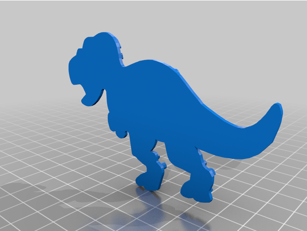 dinosaurio Galleta cortador estegosaurio rex triceratops tiranosaurio 3D print model - Mito3D