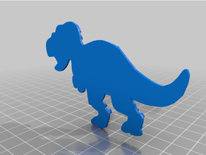 dinosaurio Galleta cortador estegosaurio rex triceratops tiranosaurio 3d print model - Mito3D
