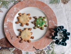 coronavirus cookie cutter christmas covid gift stupid virus 3d print model - Mito3D