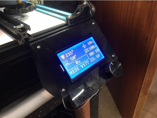 créalité cr10s lcd logement 3D print model - Mito3D